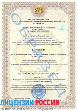 Образец разрешение Красноармейск Сертификат ISO 50001